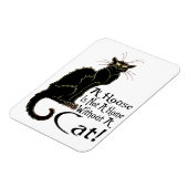 「家は猫がいない家ではない」 – マグネット (左側)