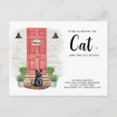 家は猫が動く引っ越しました 案内ポストカード (正面)