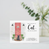 家は猫が動く引っ越しました 案内ポストカード (スタンド正面)