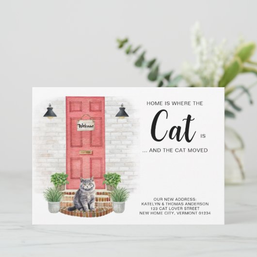 家は猫が動く引っ越しました 案内状 (スタンド正面)