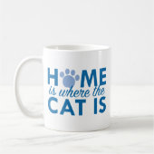 家は猫の居場所 コーヒーマグカップ (左)