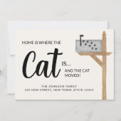 家は猫の引っ越し 案内状 (正面)