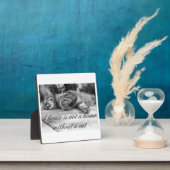 家は猫の額のない家ではない！ フォトプラーク (インサイチュ)