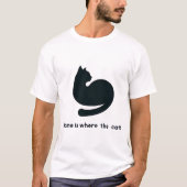 家は猫 Tシャツ (正面)