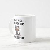 家は私が醜く見える楽しむ場所 コーヒーマグカップ (正面左)