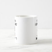 家は私が醜く見える楽しむ場所 コーヒーマグカップ (中央)