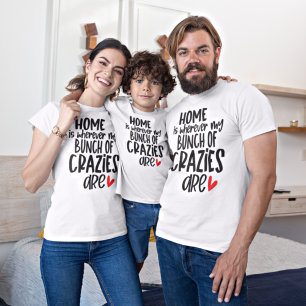 家は私のクラジーの束がおもしろい引用文 Tシャツ