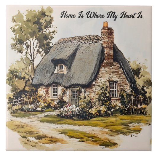 家は私のハート タイル (正面)