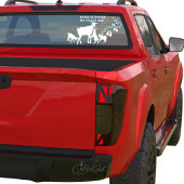 家は私のヤギがウィンドウにしがみている場所 ウィンドウサイン