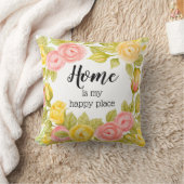 家は私の幸せな場所です クッション (ブランケット)