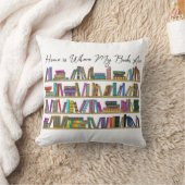 家は私の本がある場所 クッション (ブランケット)