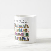 家は私の本がある場所 コーヒーマグカップ (中央)