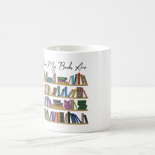 家は私の本がある場所 コーヒーマグカップ (中央)