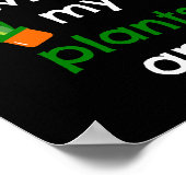 家は私の植物がある場所 ポスター (角)