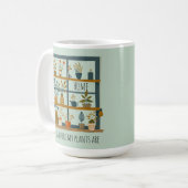 家は私の植物がある | 鉢植え コーヒーマグカップ (正面左)