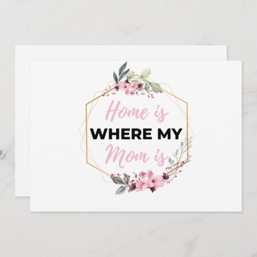 家は私の母が黒い所だ シーズンカード (正面/裏面)