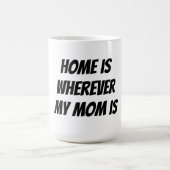 家は私の母の所にある コーヒーマグカップ (中央)