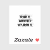 家は私の母の所にある シール (シート)