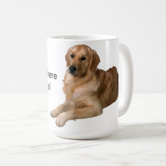 家は私の犬があるところです コーヒーマグカップ (正面右)