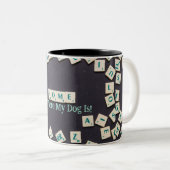 家は私の犬がいる場所 – Mug ツートーンマグカップ (正面右)