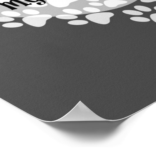 家は私の犬がポープリントと引用文である ポスター (角)