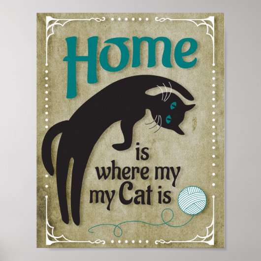 家は私の猫がいる所 ポスター (正面)