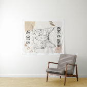 家は私の猫がいる所、家は猫がいる所 タペストリー (インサイチュ(横))