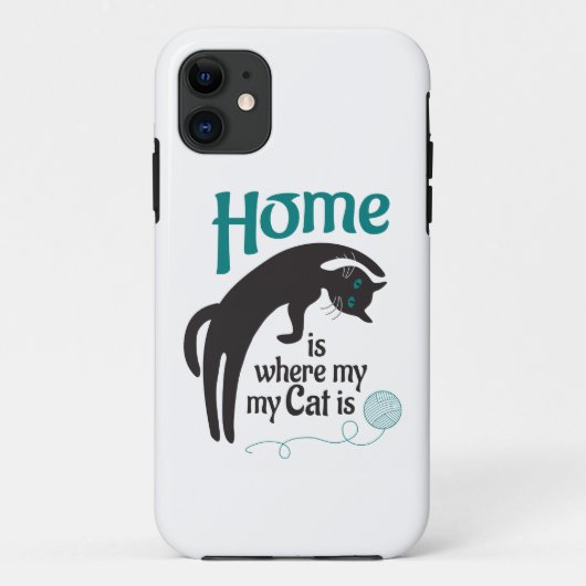 家は私の猫がいる所 Case-Mate iPhoneケース (裏面)