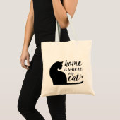 家は私の猫がトートバッグである トートバッグ (正面(商品))