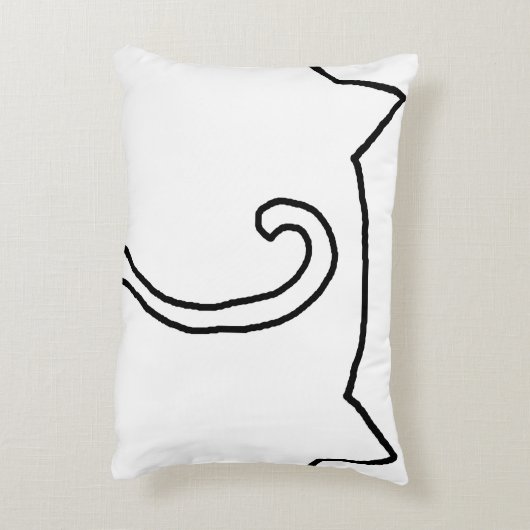 家は私の猫が枕であるところです アクセントクッション (裏面(縦))