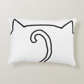 家は私の猫が枕であるところです アクセントクッション (裏面)