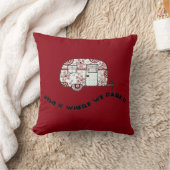 家は私達がそれを駐車するところです クッション (ブランケット)