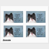 家は紙のない家ではない 長方形シール (シート)