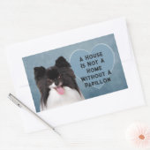 家は紙のない家ではない 長方形シール (封筒)