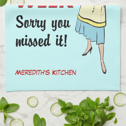 家は綺麗だった キッチンタオル (折り畳み)