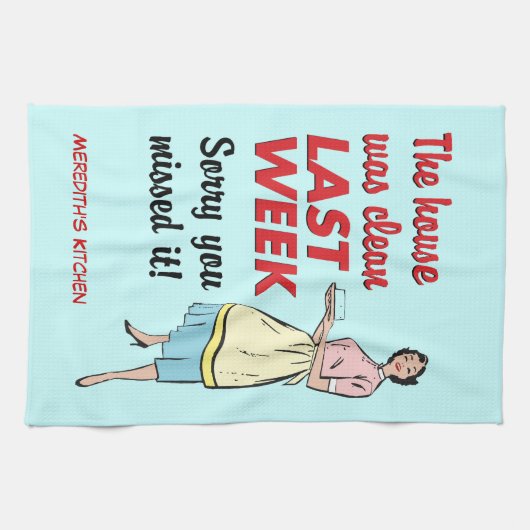 家は綺麗だった キッチンタオル (横)