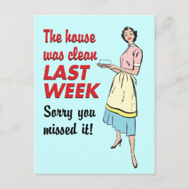 家は綺麗だった ポストカード