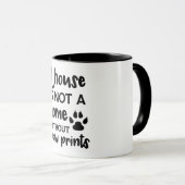 家は肉筆の無い家ではない マグカップ (正面右)