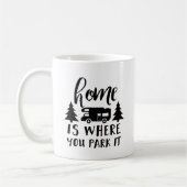 家は駐車する場所 コーヒーマグカップ (左)