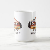 家は駐車する場所 コーヒーマグカップ (中央)