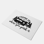 家は駐車する場所 ドアマット (アングル)