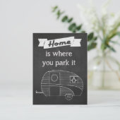 家は駐車する場所 ポストカード (スタンド正面)