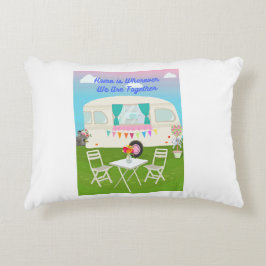 家は、どこにいても一緒  アクセントクッション