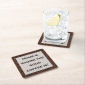 家は… スクエアペーパーコースター (インサイチュ)