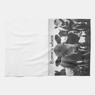 家は、牛群がキッチンタオルを持っている場所だ キッチンタオル