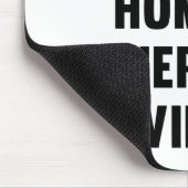 家はWifiがあるところです マウスパッド (コーナー)