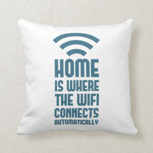 家はWIFIが自動的に接続するところです クッション