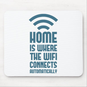 家はWIFIが自動的に接続するところです マウスパッド