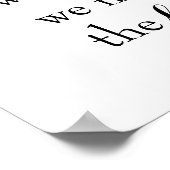 家やオフィスの引用文用ポスター付きキツネ ポスター (角)