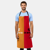 家を分割したエプロン エプロン (着用した状態)